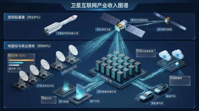 行業觀察 衛星互聯網產業收入90%竟然在這里？